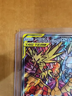 Moltres Zapdos Articuno GX Tag Team SM210 Pokemon Card Black Star Promo - Image 5