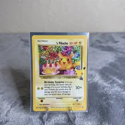 Happy Birthday Pikachu Holo 24 Celebrations Birthday Pokemon Card NM - Image 1