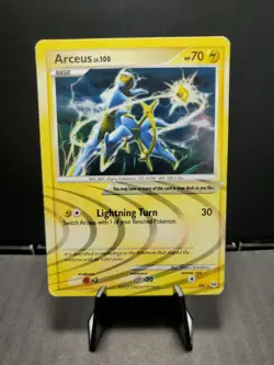 Pokemon TCG Arceus AR6 Pokemon/Nintendo 2009 Arceus Secret Rare Holo HP - Image 1