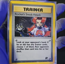 1995 Pokemon Rockets Sneak Attack Trainer Holo Card 16/82 - Image 1