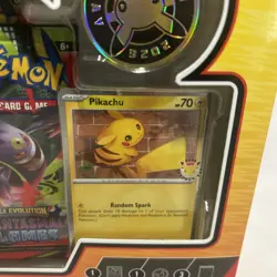 Pokemon Day 2026 Collection Box Promo Pikachu Card Coin 3 Booster Packs Box DMG - Image 2