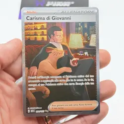 CARTA POKEMON CARISMA DI GIOVANNI 204/165 - MEW 151 - ITA - NEAR MINT - Image 2