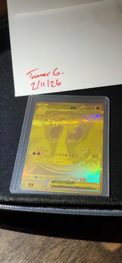 Pokemon Mega Charizard X EX Full Art Gold Holo M2: Inferno X 116/080 Ultra Rare - Image 1