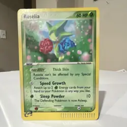 Pokemon Roselia EX Team Magma vs Team Aqua Holo Rare 9/97 60 HP TCG Card - Image 1