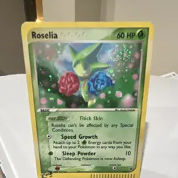 Pokemon Roselia EX Team Magma vs Team Aqua Holo Rare 9/97 60 HP TCG Card - Image 2