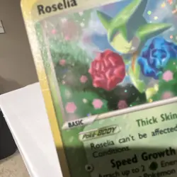 Pokemon Roselia EX Team Magma vs Team Aqua Holo Rare 9/97 60 HP TCG Card - Image 4