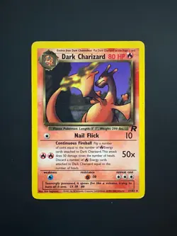 Dark Charizard 21/82 Pokemon Team Rocket Non-Holo Rare Moderately Played MP 2000 - Image 1