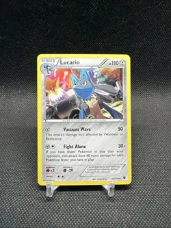 2016 Pokemon XY Fates Collide Lucario Holo #63/124 - Image 1