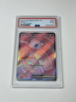 Mew ex 193/165 Pokemon Sv: Scarlet & Violet 151 Full Art Holo MINT PSA 9 - Image 1