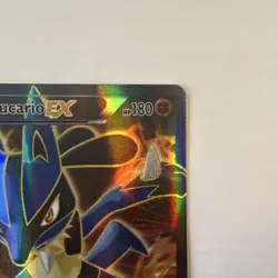 Pokemon Lucario EX 107/111 XY Furious Fists Full Art Ultra Rare Holo HP180 2014 - Image 4