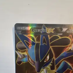 Pokemon Lucario EX 107/111 XY Furious Fists Full Art Ultra Rare Holo HP180 2014 - Image 5