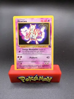 Mewtwo # 3 LP/ MP Promo Kids WB Presents The First Movie Card Pokemon TCG - Image 1
