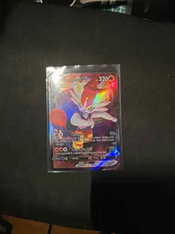 Cinderace VMAX 036/192 Pokemon Rebel Clash Ultra Holo Full Art Card - Image 1