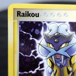 Raikou 3/17 POP Series 2 Holo Rare Pokemon Card 2006 Vintage TCG LP/NM ⚡ - Image 3