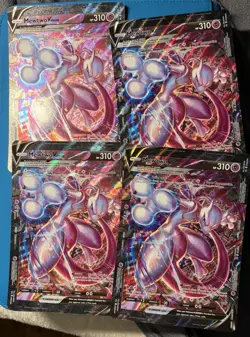 Pokemon Mewtwo V-union JUMBO card NM Near Mint *Read Description* - Image 1