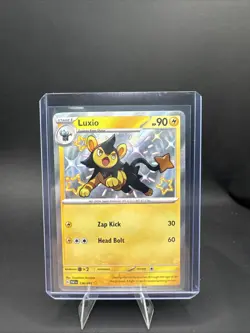 Luxio Baby Shiny Paldean Fates Pokemon TCG Card 136/091 - Image 1