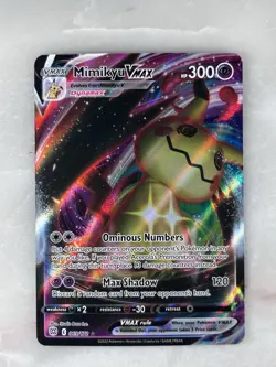 Pokemon Mimikyu VMAX Holo Ultra Rare TCG Card 069/172 - Image 1