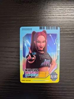 NEW! KPop Demon Hunters Exquisite Collection Card - Mira - UR Rarity #005 Holo - Image 1