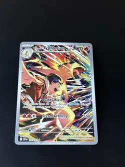 Pokemon TCG Ethan's Typhlosion Destined Rivals 190/182 Illustration Rare Card - Image 1