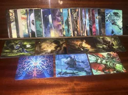 MtG Magic the Gathering Collection Art Cards Gold Signatures Included - Image 1