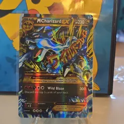 Pokemon M Charizard EX Secret Rare Full Art Holo Flashfire 108/106 230HP Card - Image 1