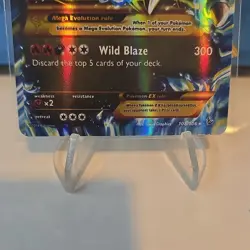 Pokemon M Charizard EX Secret Rare Full Art Holo Flashfire 108/106 230HP Card - Image 3