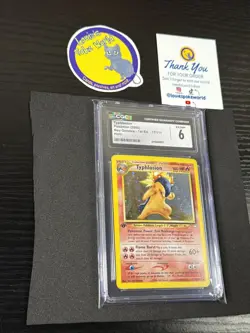 CGC 6 - Typhlosion 2000 Neo Genesis - 1st Edition - 17/111 Holo Pokemon Card - Image 2