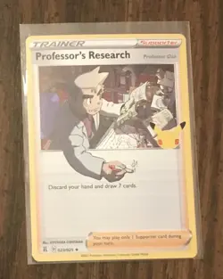 NM Professor's Research 023/025 Celebrations 25th Anniversary Holo Pokemon Card - Image 1