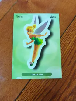 2025 Topps Disney Enchanted Sticker Card Tinkerbell ES-9 & Peter Pan ES-8 - Image 3