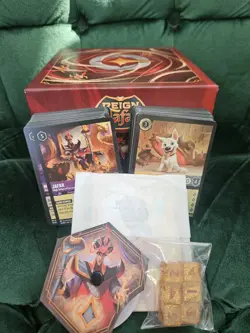Lorcana Reign of Jafar Trove (No Packs) Counter Dice Dividers and 300 Cards Lot - Image 1