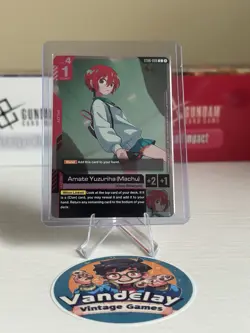 Amate Yuzuriha Machu ST06-009 | Promo | Gundam Card Game | Near Mint - Image 1