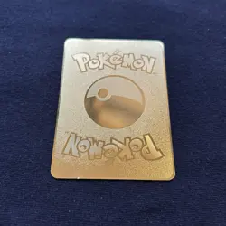 💦Poncho Pikachu x Magikarp Gold Metal Fan Art Card Collectible/Gift/Display⚡ - Image 2