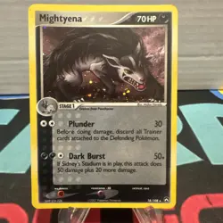 Mightyena - 18/108 - Holo Rare EX Power Keepers - Pokemon Card LP - Image 1