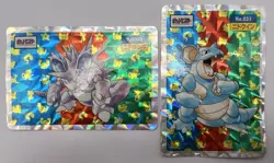 Pokemon Card Nidoqueen Nidoking Topsun Holo Prism 2 Set Japanese - Image 1
