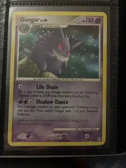 Pokemon Gengar Card 27/130 Regular Rare Diamond and Pearl LP - Image 1