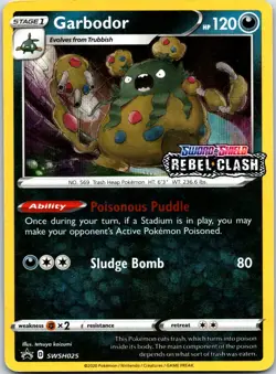 Garbodor - (Prerelease) Promo SWSH: Sword & Shield Promo Cards Holo SWSH025 HP - Image 1