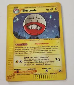Electrode - H7/H32 - Pokemon Aquapolis Holo Rare Card - Image 1