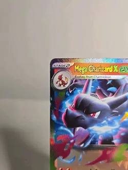 Mega Charizard X ex 13/094 Phantasmal Flames Double Rare English Pokemon Card NM - Image 2