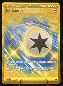 Jet Energy 252/191 Sv08: Surging Sparks Holo - Pokemon Card - NM - Image 1