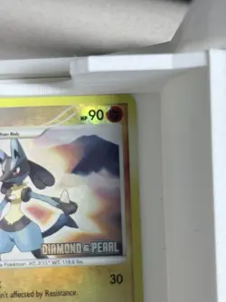Pokemon Lucario Stamped Promo Reverse Holo 006/130 Diamond & Pearl Card - Image 4