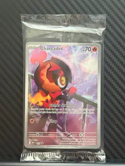 🔥 Charcadet #22 – Black Star Holo Promo – SEALED Pack – Pokemon Card 🔥 - Image 1