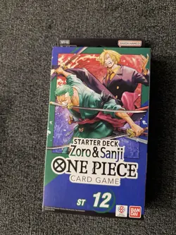ONE PIECE CARD GAME - ZORO AND SANJI - ST12 STARTER DECK ENGLISH NEW SEALED - Image 1