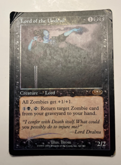 Planeshift MTG FOIL Lord of the Undead damaged upper corners - Image 1