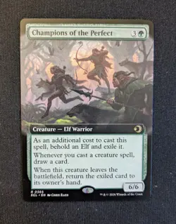 MTG Normal Champions of the Perfect (Extended Art) Rare Lorwyn Eclipsed 365 NM - Image 1