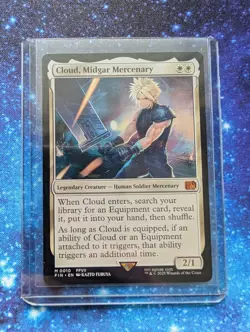 Cloud, Midgar Mercenary 0010 MTG Regular Mythic FIN Final Fantasy NM - Image 3