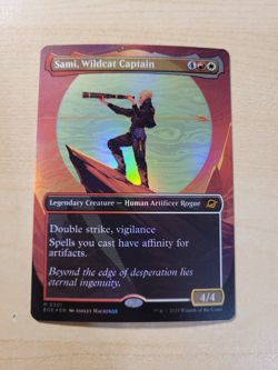 Sami, Wildcat Captain (Borderless) Edge of Eternities Foil - Image 1