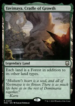Yavimaya, Cradle of Growth R Commander: Modern Horizons 3 409 NM - Image 1