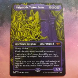 Valgavoth, Terror Eater (Showcase) #352 Duskmourn: House of Horror NM MTG - Image 1