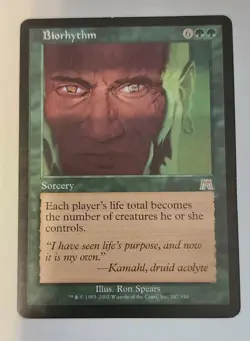 Biorhythm [Onslaught] Moderately Played - Ships Double Sleeved With Tracking - Image 1