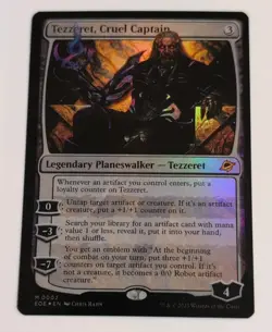 Magic: The Gathering Tezzeret, Cruel Captain Foil Planeswalker Edge of Eterniti… - Image 1